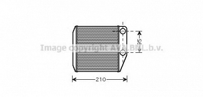 AVA QUALITY COOLING fta6313 -  Теплообменник, отопление салона